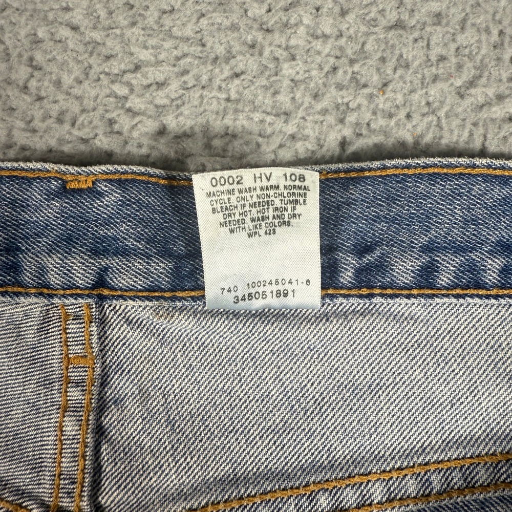 Levis 505 Jeans Shorts Mens 36 Medium Wash Denim Jorts 9in Regular Fit Straight - Picture 4 of 10